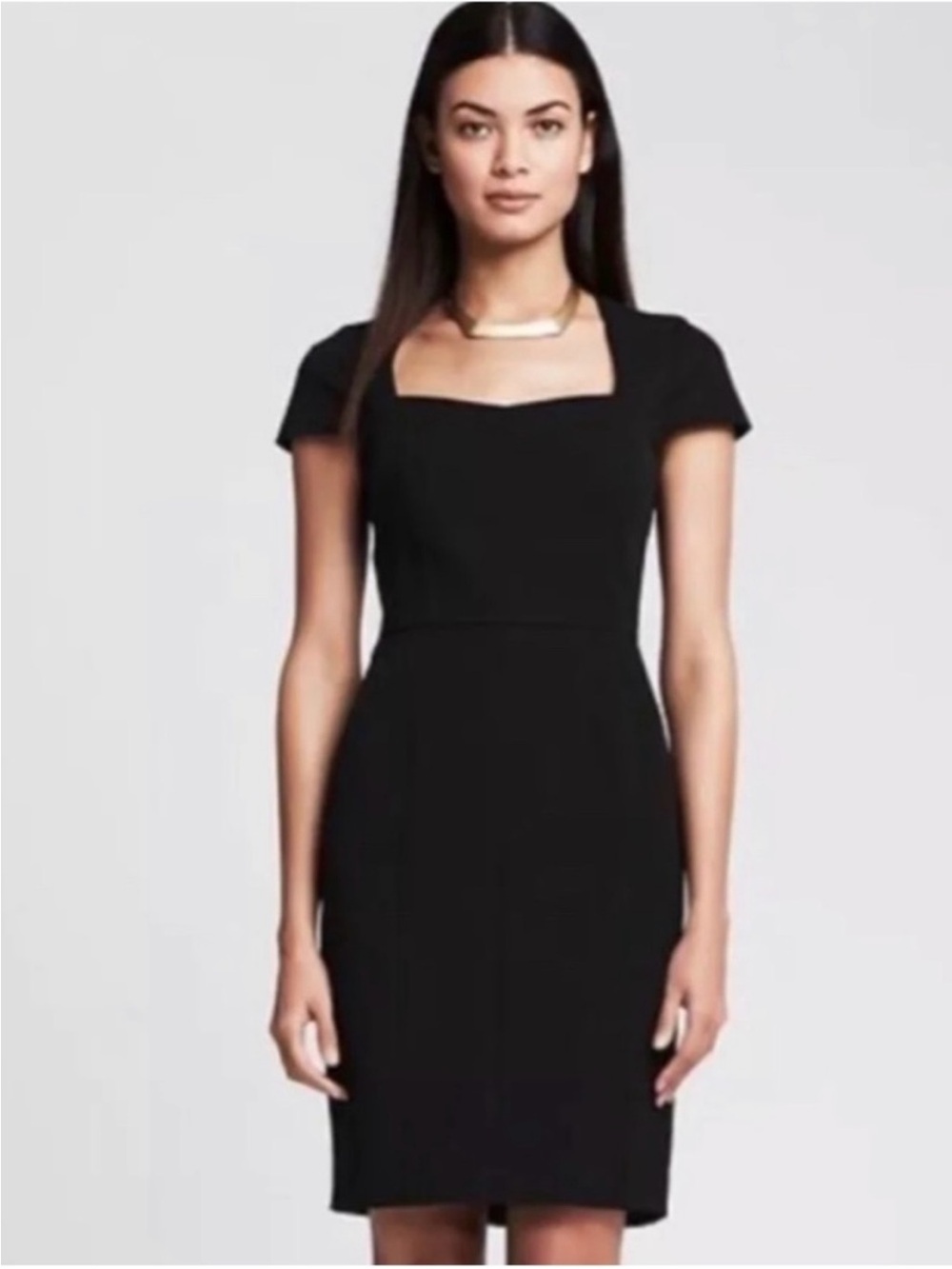 Banana Republic Black Sloan Dress